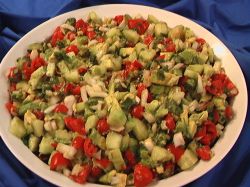 Black Beans and Lime Rice with Fresh Cilantro Salsa